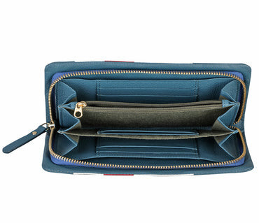 Valeria Womens Wallet - Denimblue