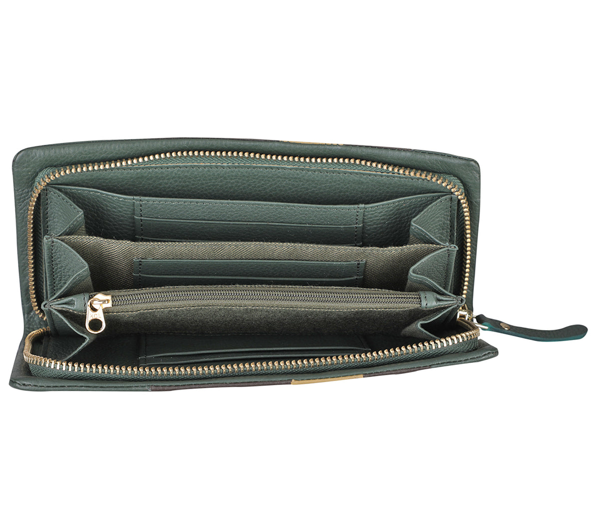 Valeria Womens Wallet - Green
