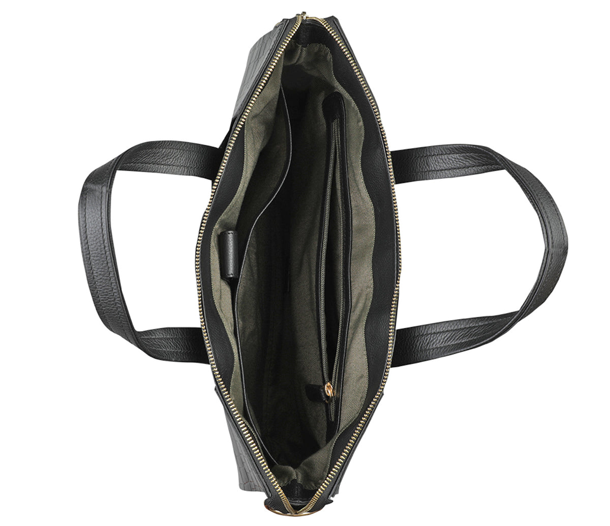 Ebner Laptop, Portfolio Bag - Black