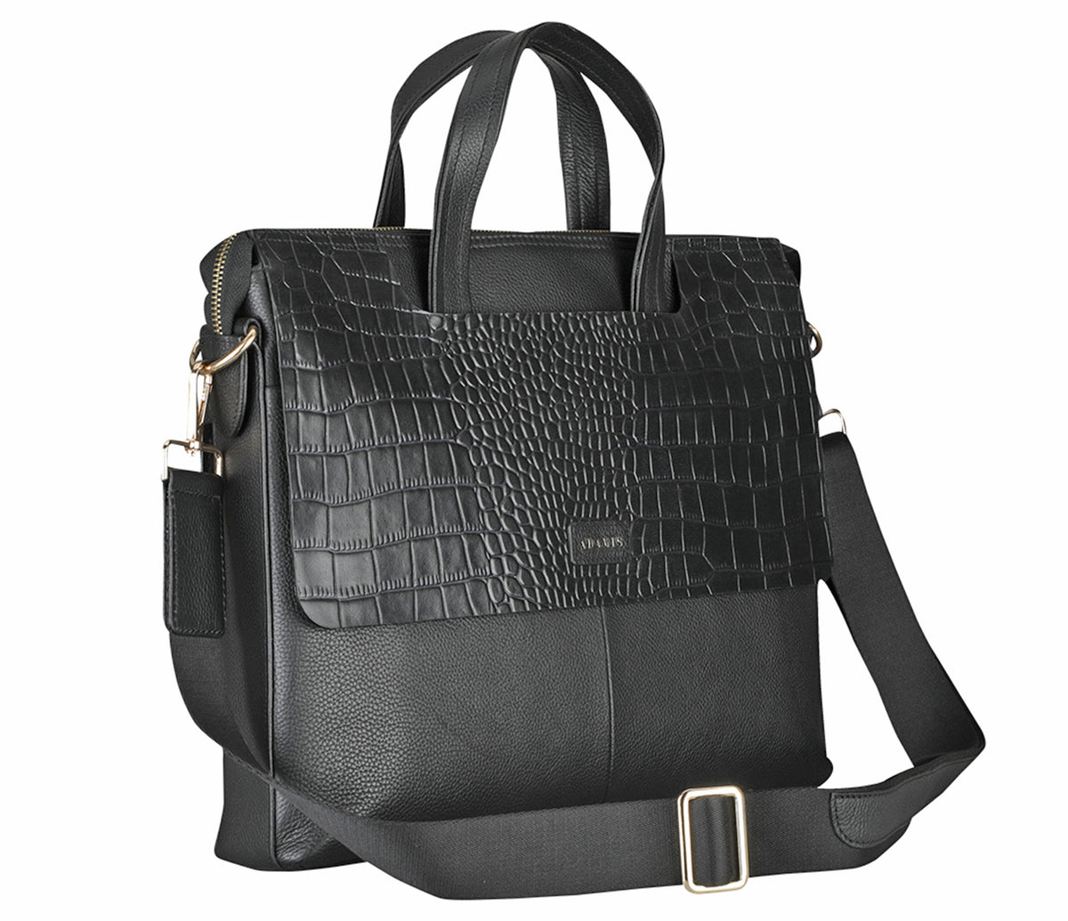 Ebner Laptop, Portfolio Bag - Black