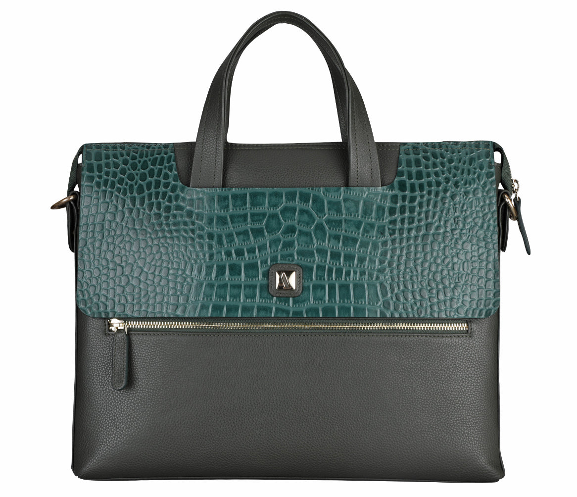 Ebner Laptop, Portfolio Bag - Green
