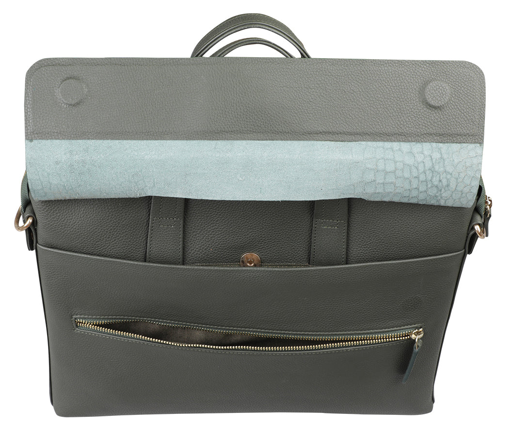 Ebner Laptop, Portfolio Bag - Green