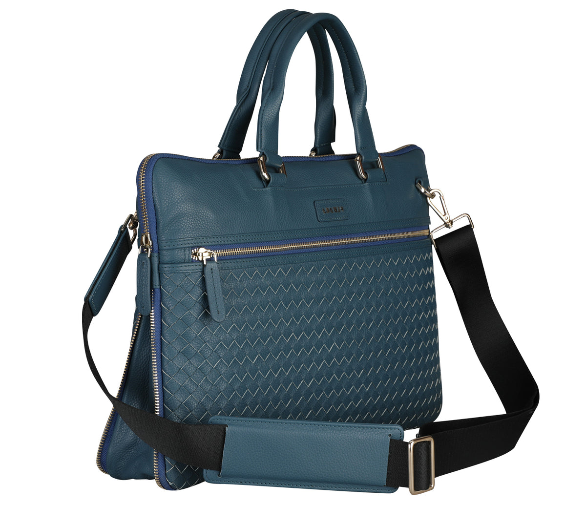 Victor Laptop, Portfolio Bag -Denimblue
