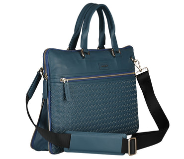 Victor Laptop, Portfolio Bag -Denimblue