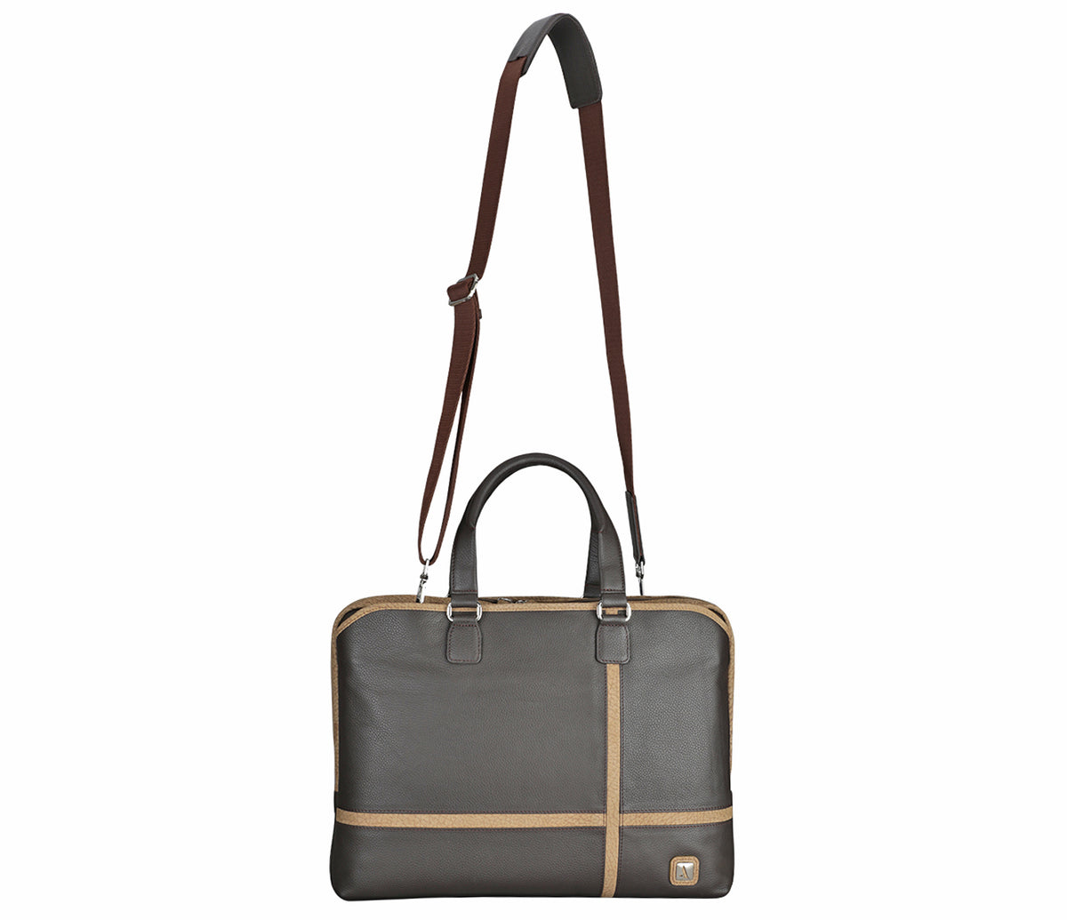 Samuel Laptop, Portfolio Bag - Brown