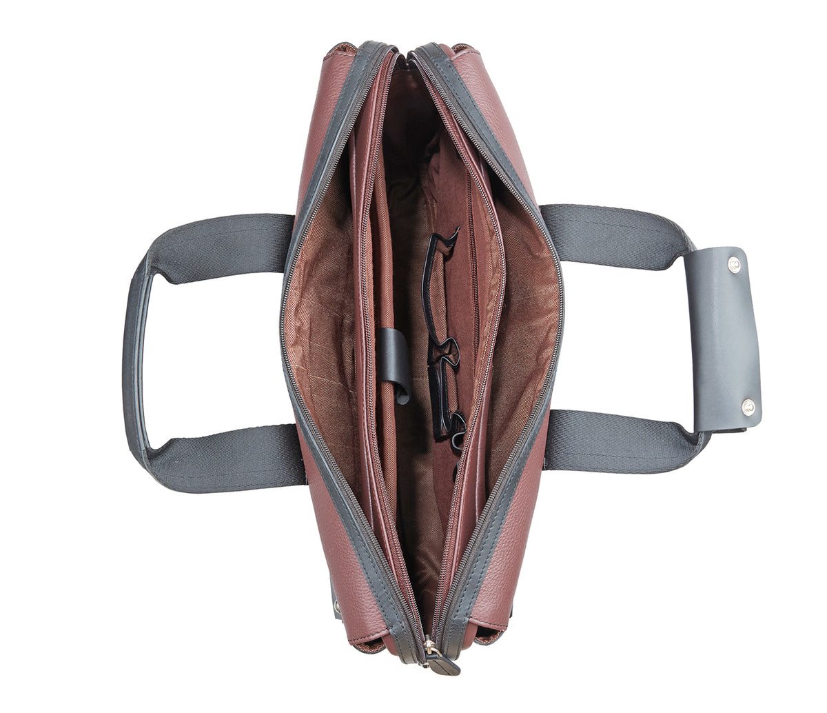 Henry Laptop, Portfolio Bag -Wine / Black