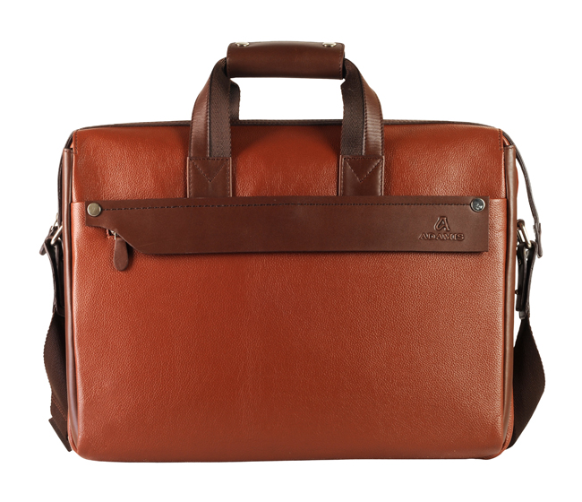 Henry Laptop, Portfolio Bag - Tan / Brown