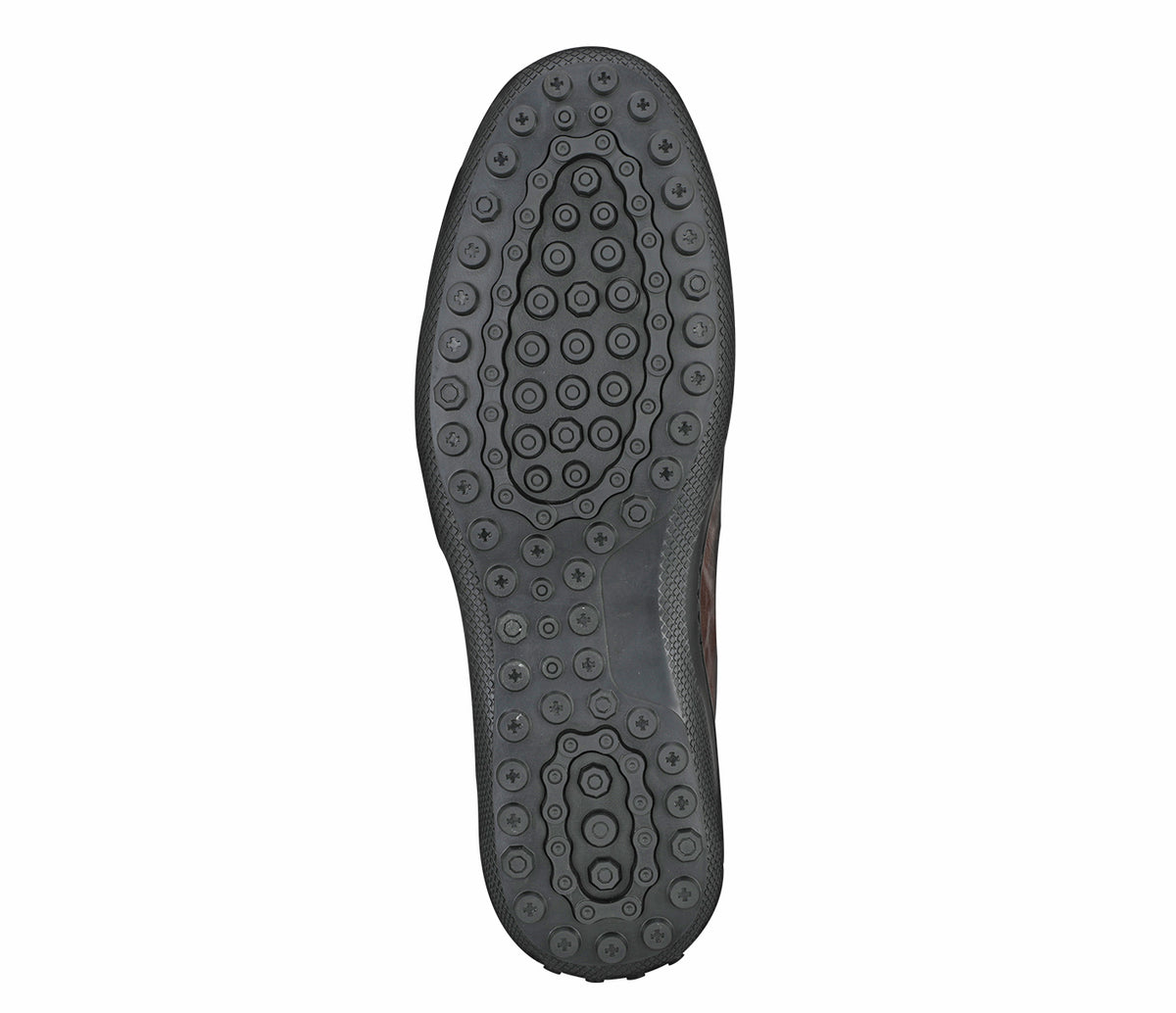 Moccasin In Creased Look Leather-Brown