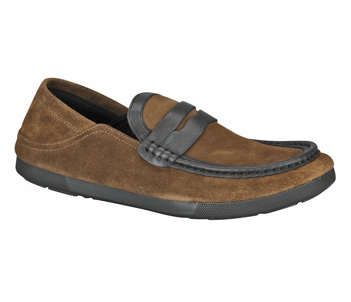Suede Moccasin - Brown