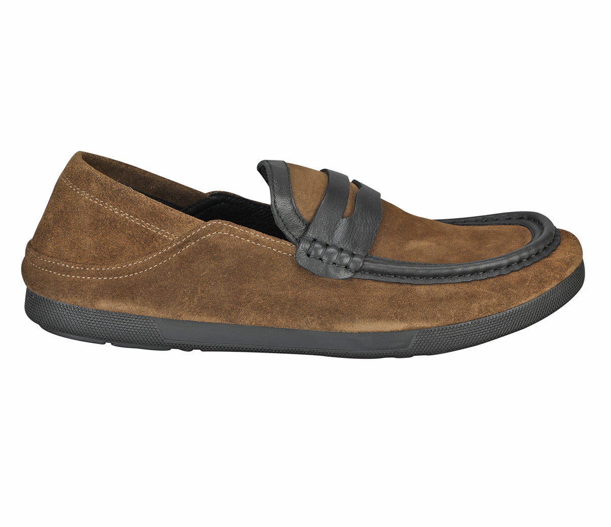 Suede Moccasin - Brown