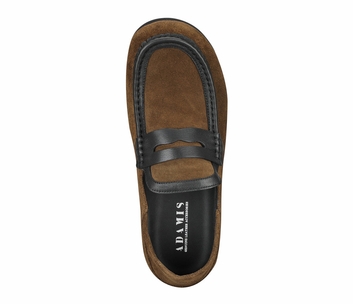 Suede Moccasin - Brown