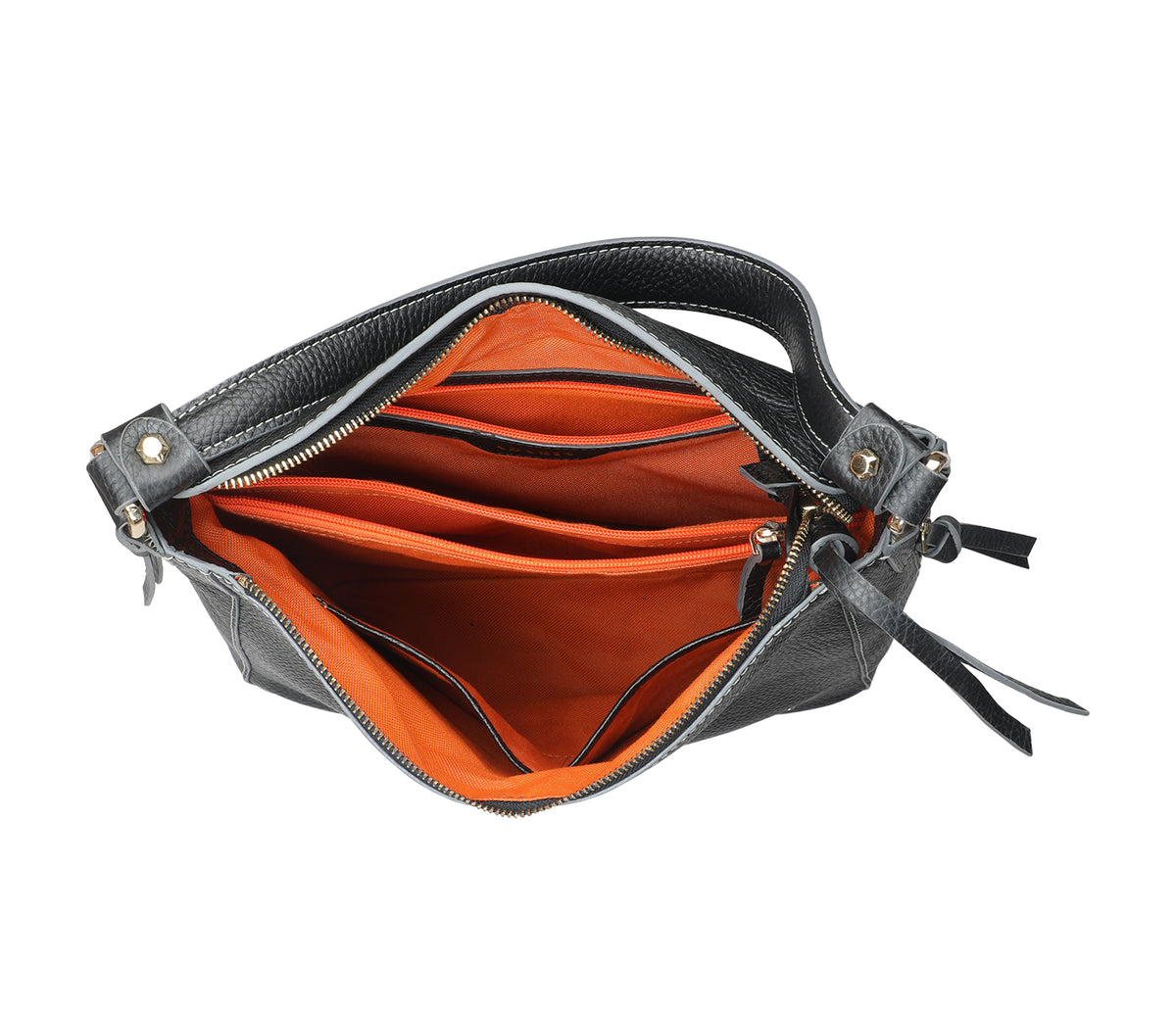 Crisanta Shoulder Bag-Black
