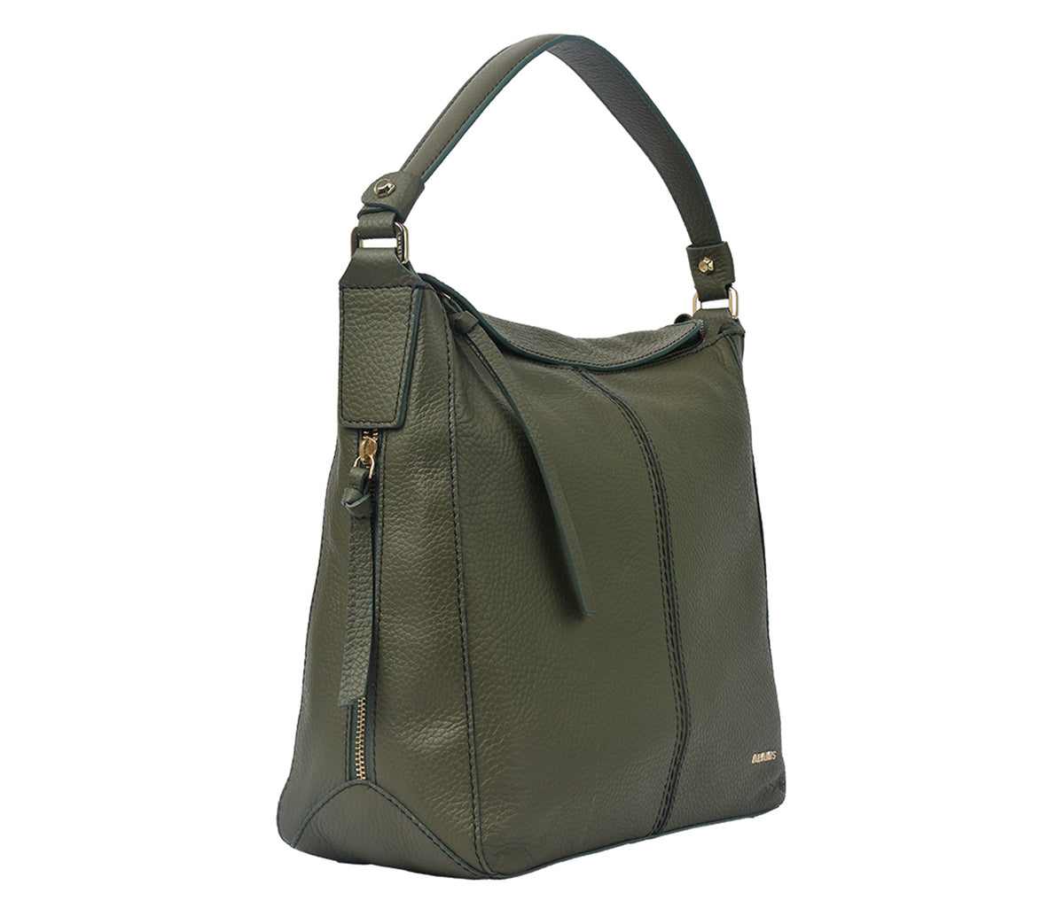 Crisanta Shoulder Bag-Lightgreen