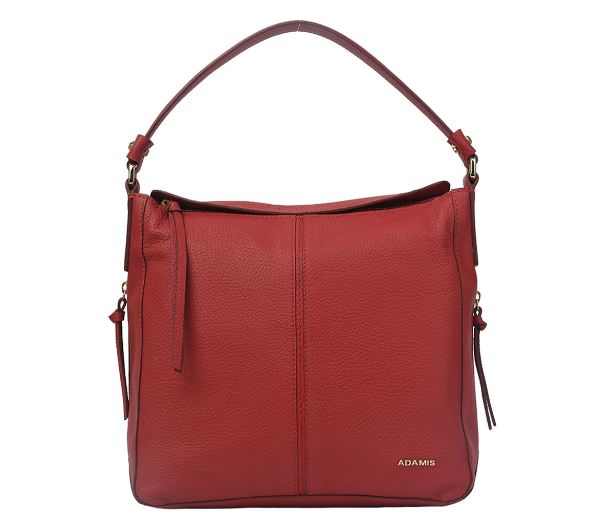 Crisanta Shoulder Bag-Red