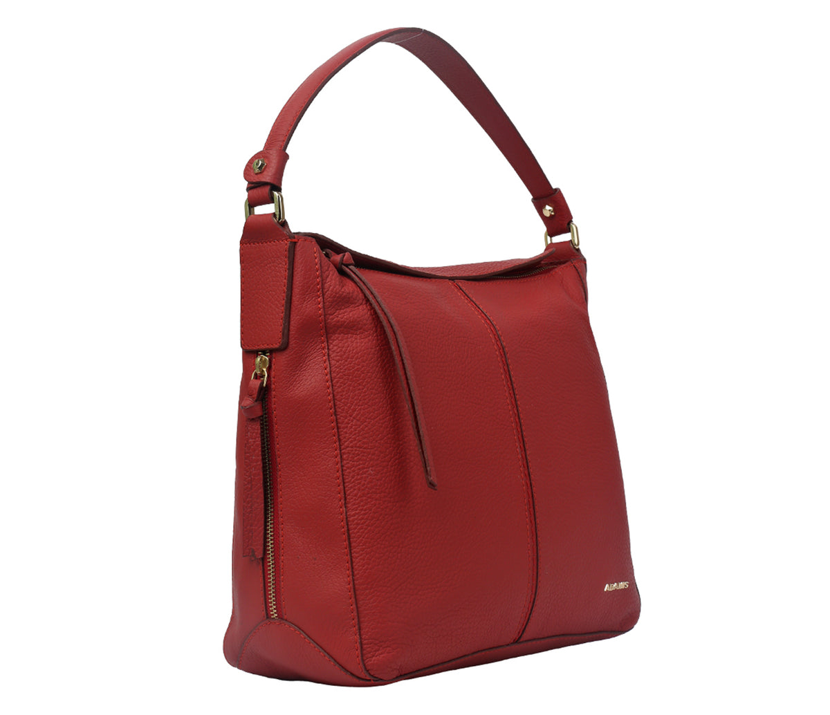 Crisanta Shoulder Bag-Red