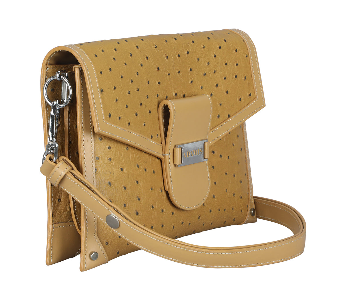 Renata Sling Bag And Clutch Purse - Beige