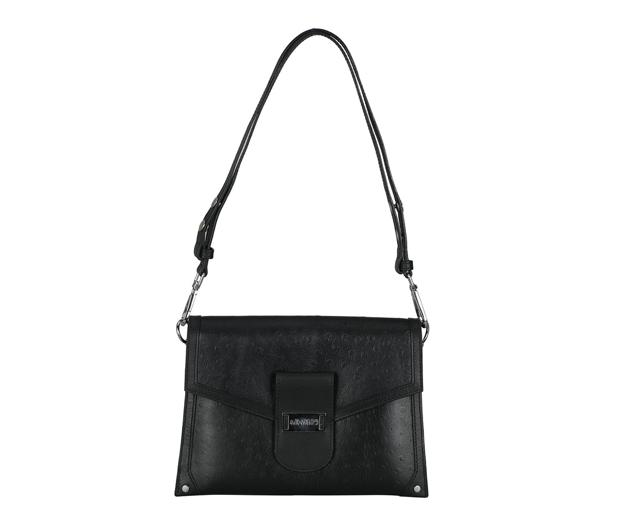 Renata Sling Bag And Clutch Purse - Black