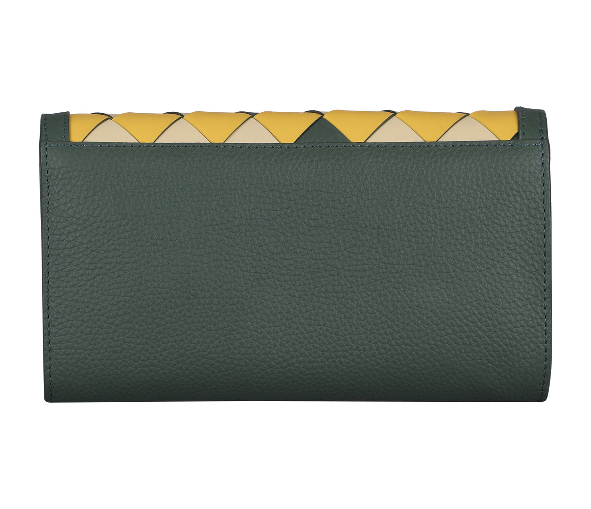 Antonella Clutch And Sling Bag - Green