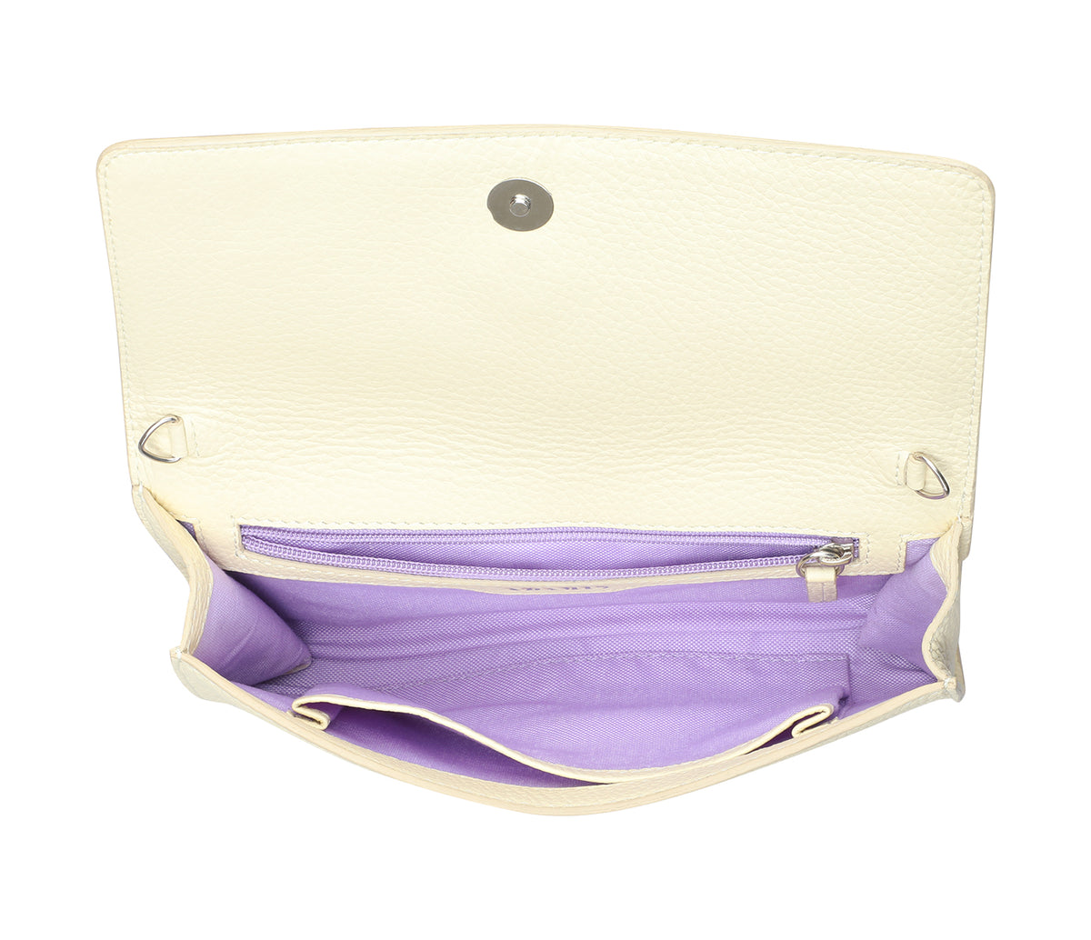 Antonella Clutch And Sling Bag - Offwhite