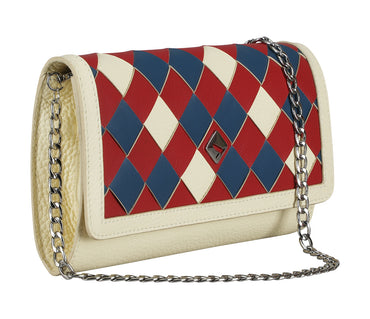 Antonella Clutch And Sling Bag - Offwhite