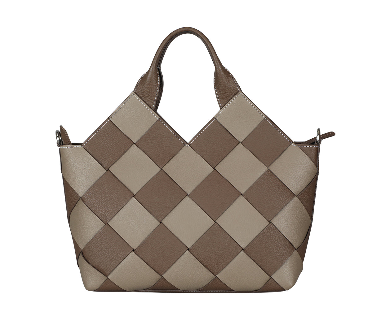 Valeria Shoulder Bag-Brown/Tope