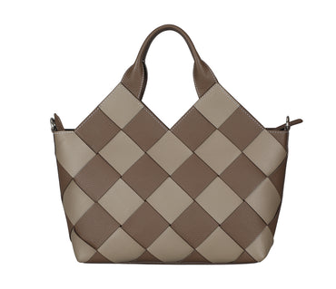 Valeria Shoulder Bag-Brown/Tope