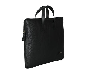 Enrique Laptop And Portfolio Bag - Black