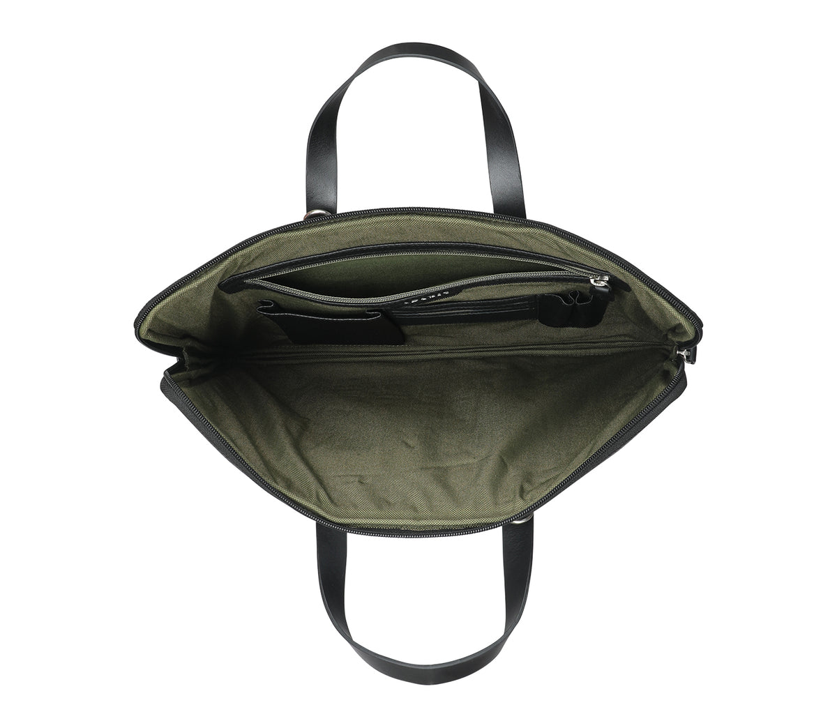 Enrique Laptop And Portfolio Bag - Black