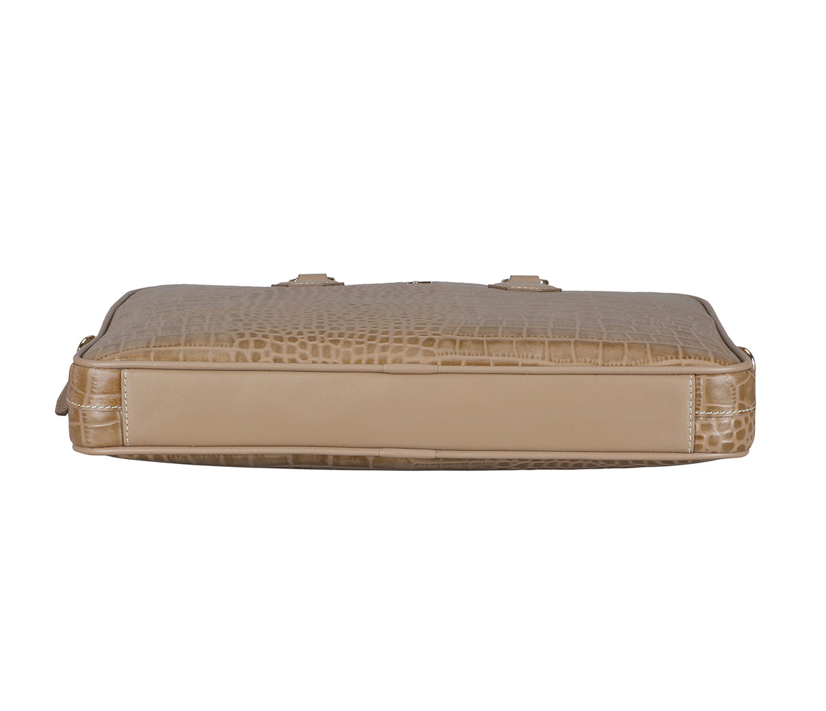 Reyes Laptop Portfolio Bag - Beige