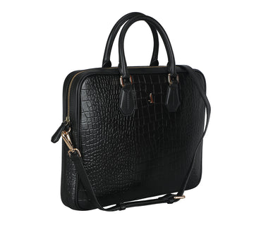Reyes Laptop Portfolio Bag - Black