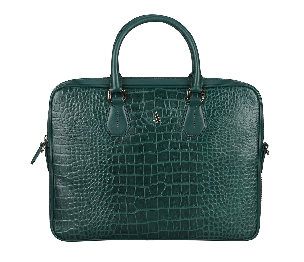 Reyes Laptop Portfolio Bag - Green