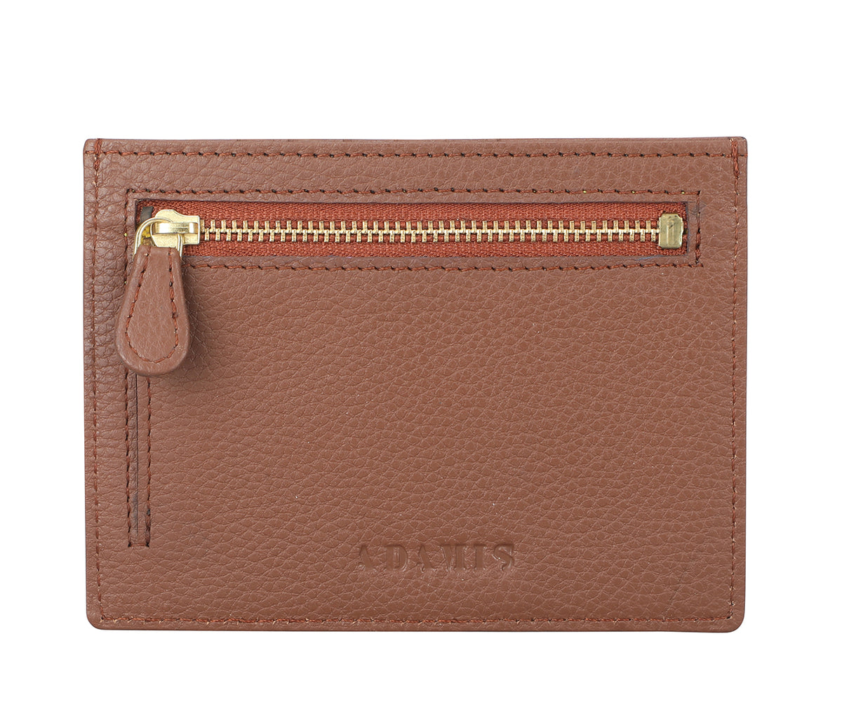Credit And Business Card Case - Tan