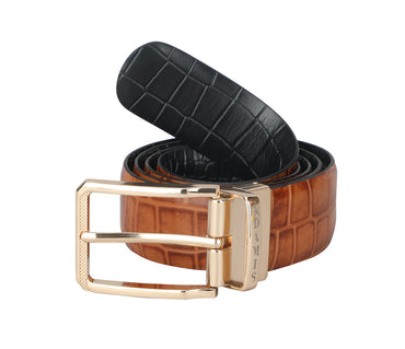 Men's Formal Wear Reversible Belt - Black/Tan