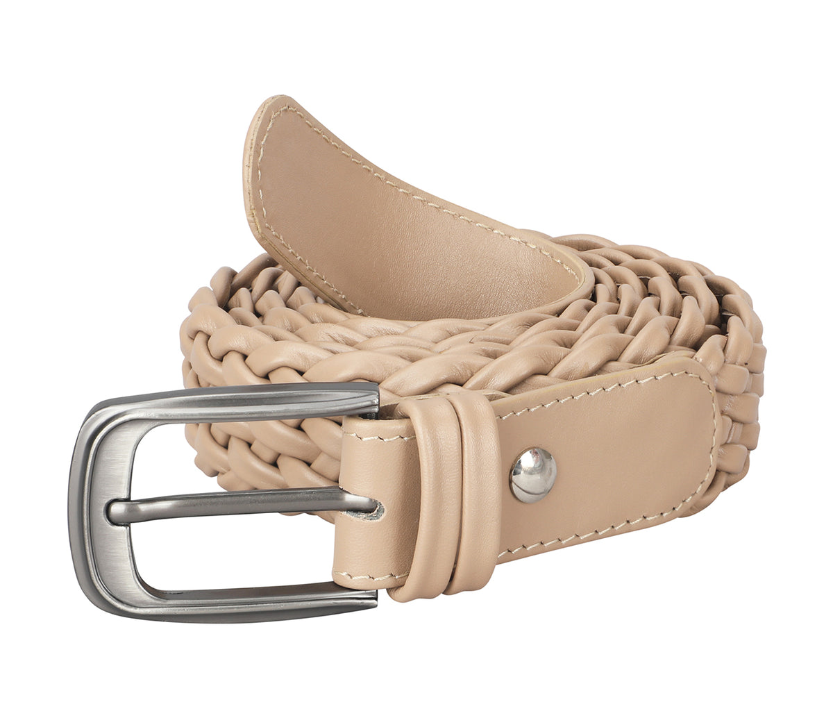 Men's Formal and Casual Wear Belt - Beige