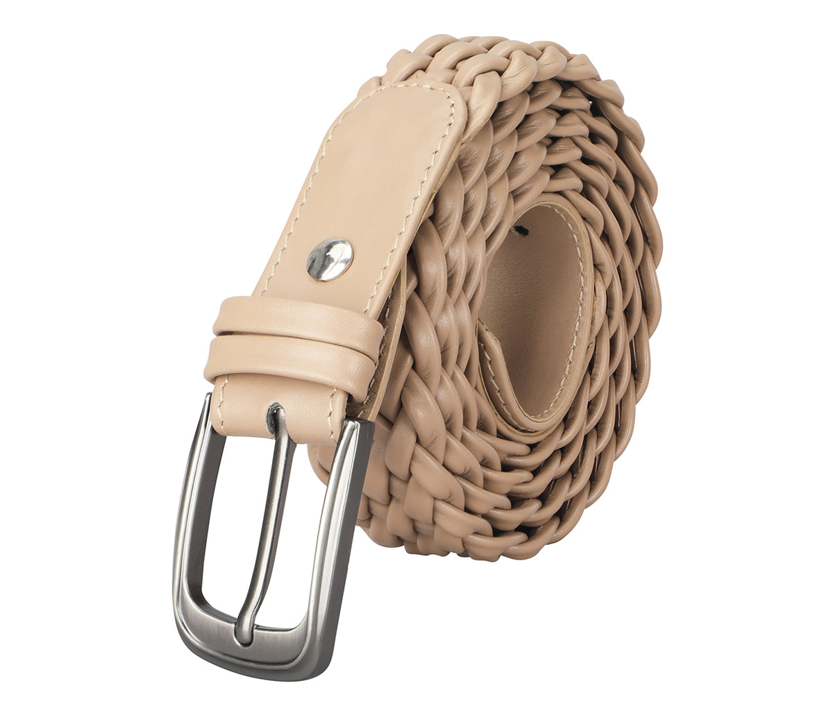 Men's Formal and Casual Wear Belt - Beige