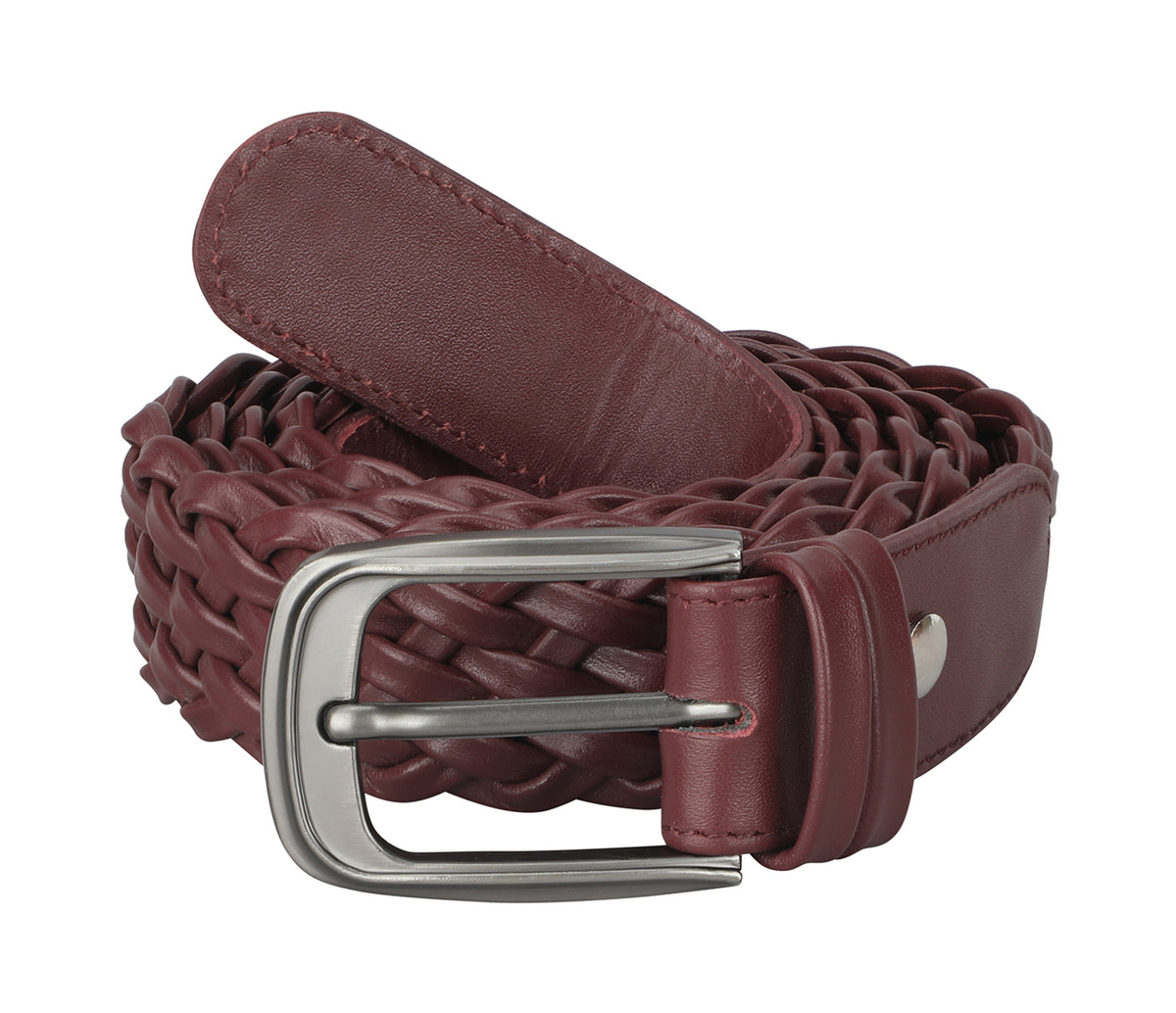 Men's Formal and Casual Wear Belt - Wine