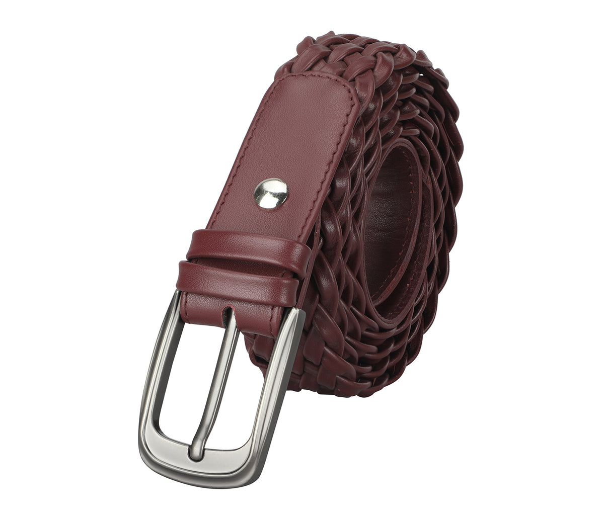 Men's Formal and Casual Wear Belt - Wine