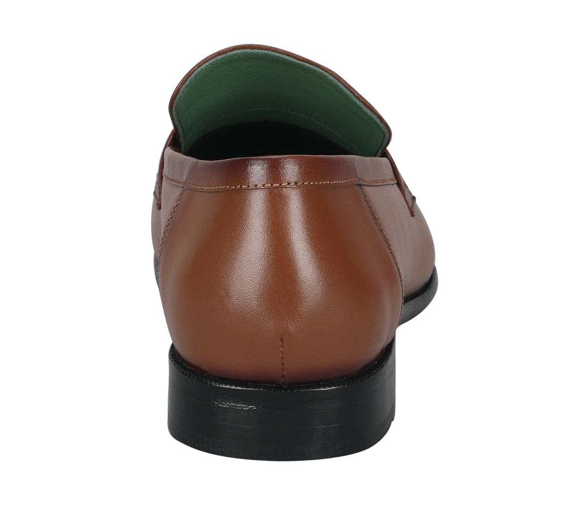 Loafer with Centre Frill and Ornament-Tan
