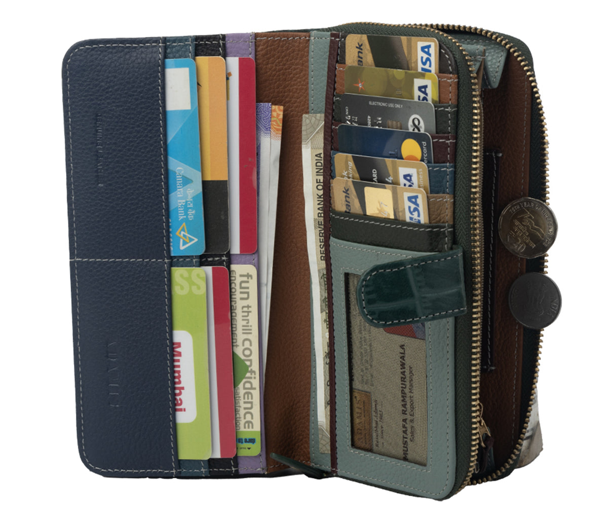 Adriana Womens Wallet - Green