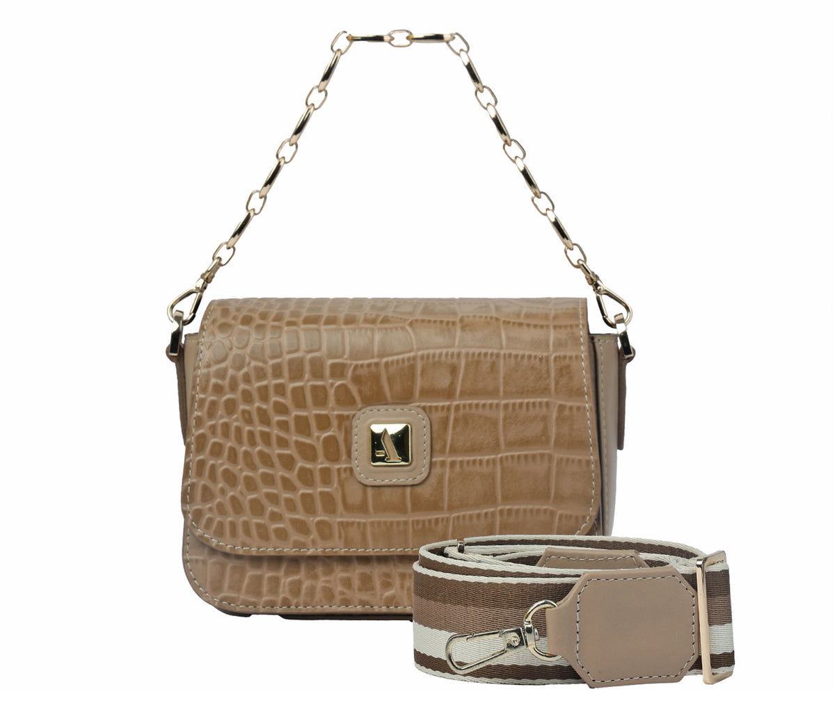 Carla Sling Bag - Beige