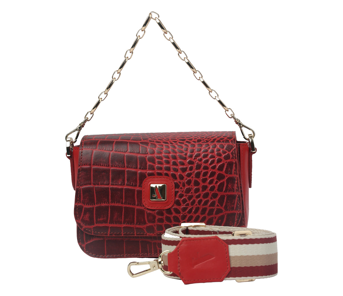 Carla Sling Bag - Red