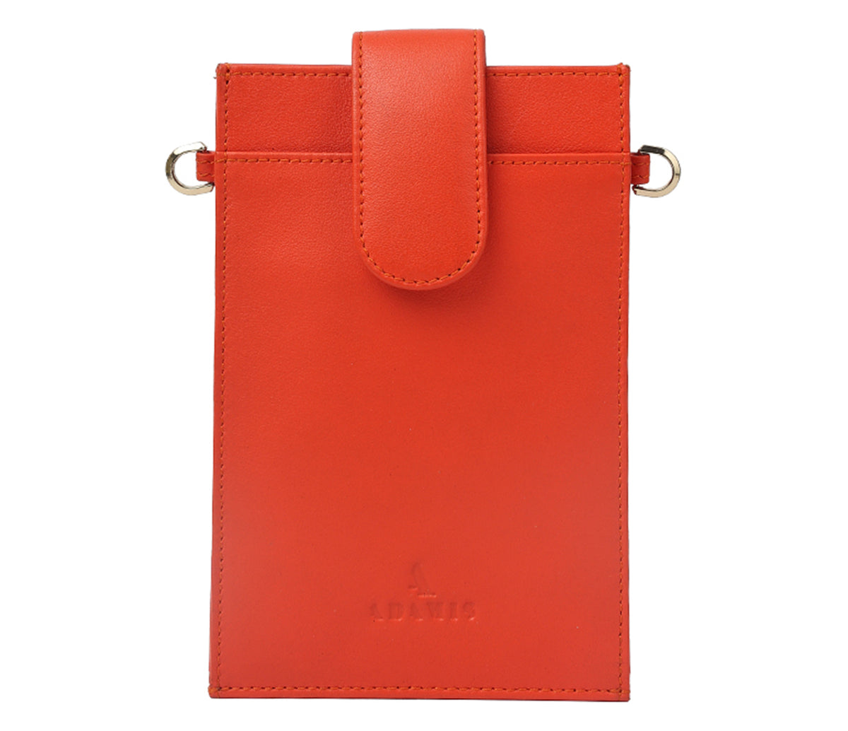 Mina Womens Wallet - Orange