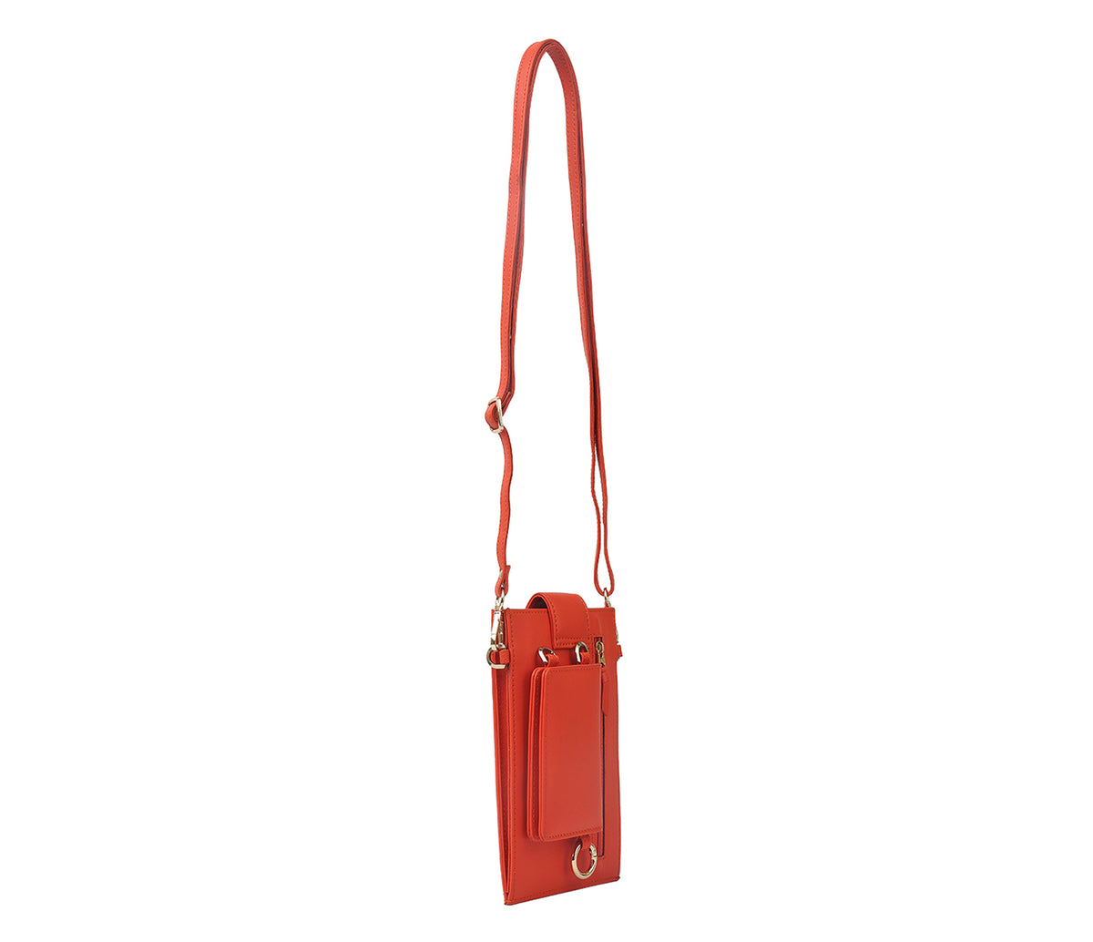 Mina Womens Wallet - Orange