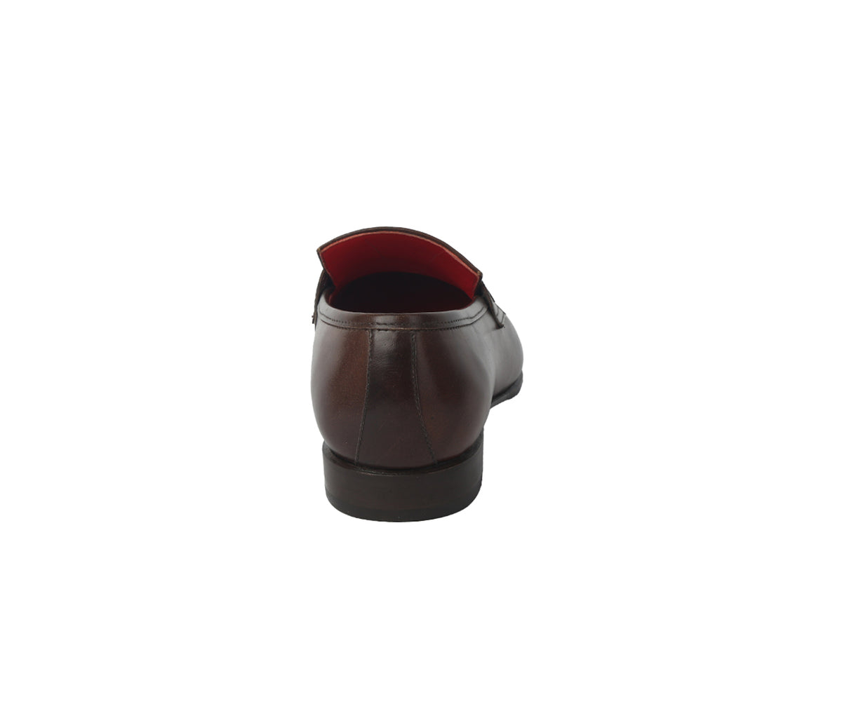 Loafer with Side Fitting Smooth Leather - Brown
