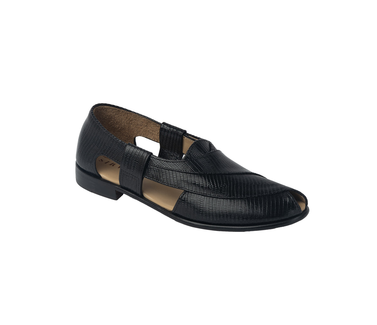 Ethnic Pathani Sandal - Black