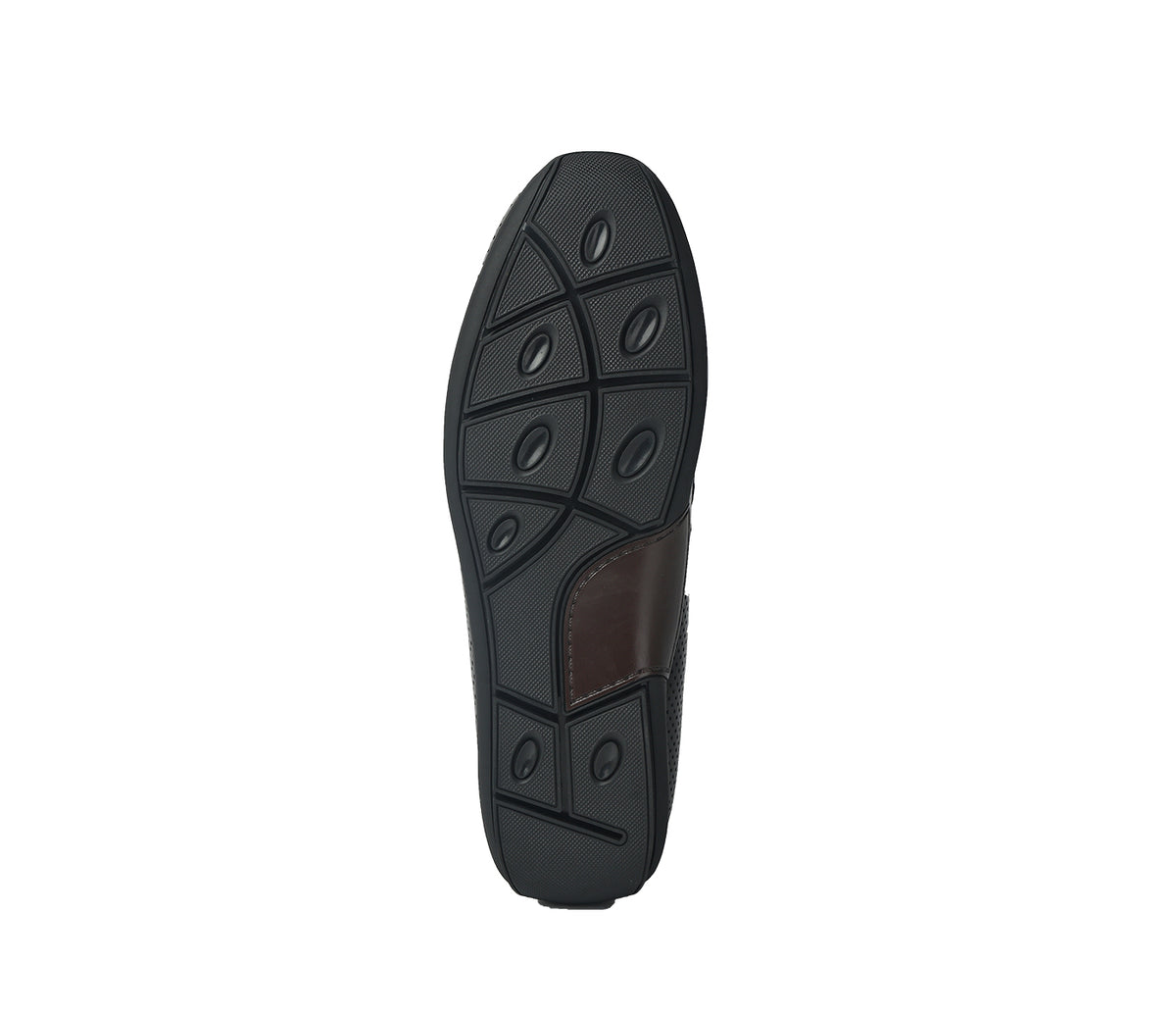 Moccasin in Soft Punched Leather- Black