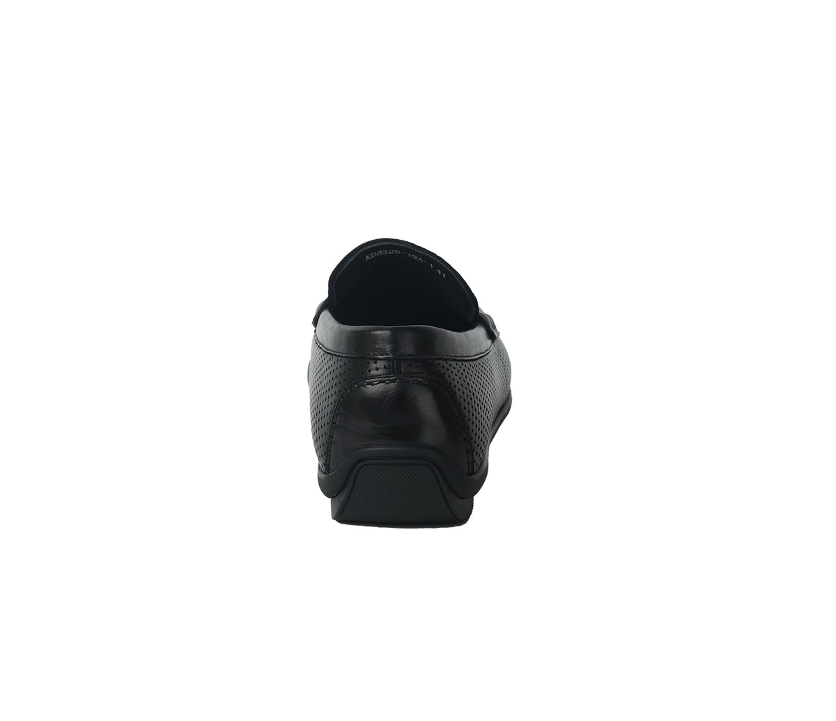 Moccasin in Soft Punched Leather- Black
