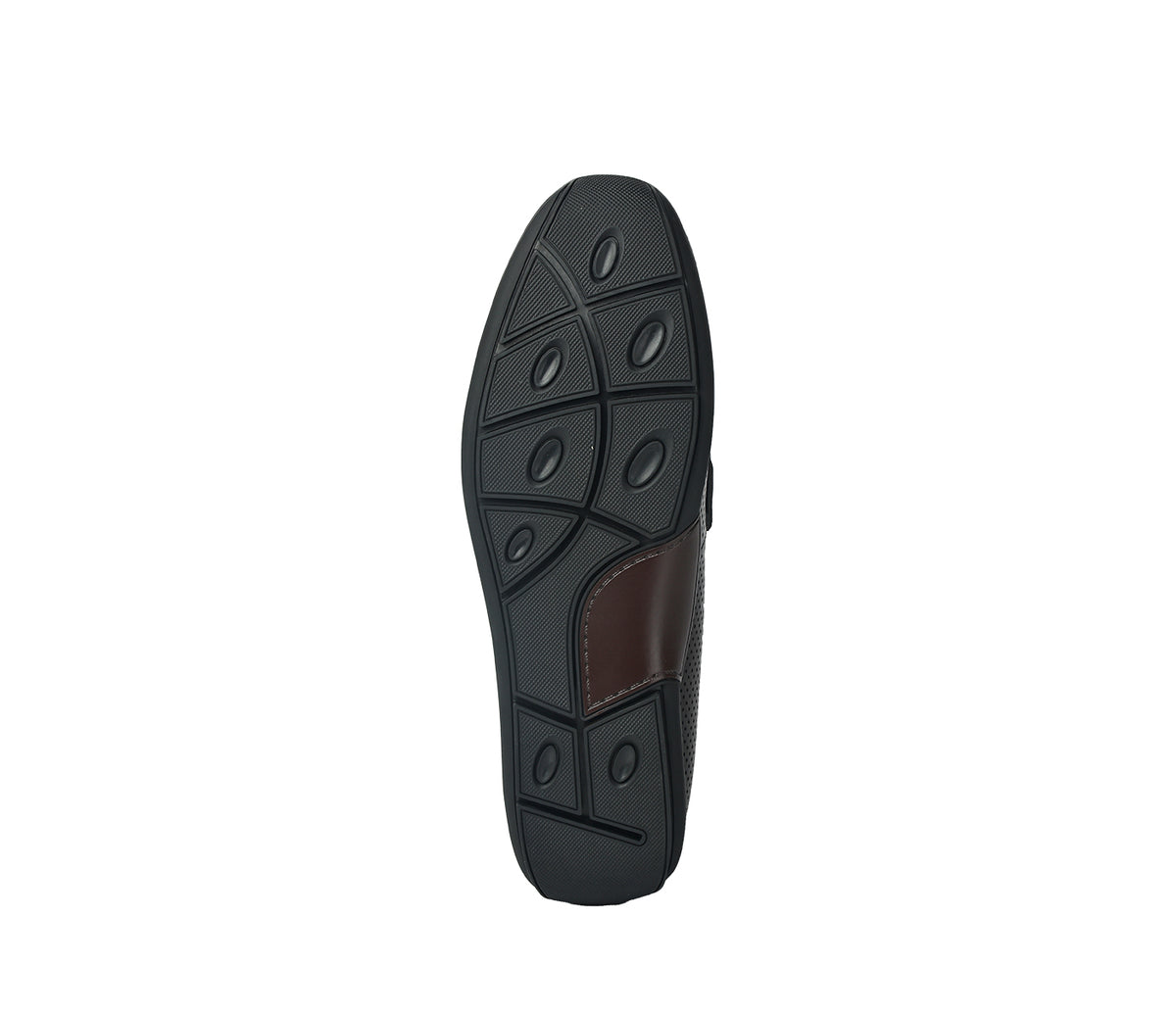 Moccasin in Soft Punched Leather - Brown