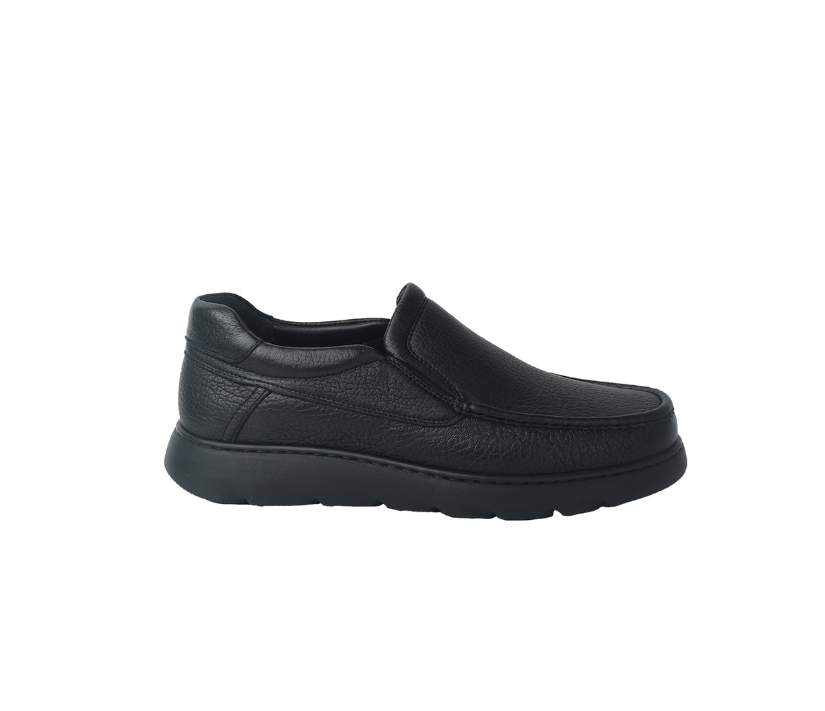 Moccasin in Soft Leather - Black