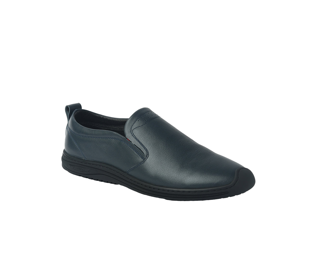 Moccasin in Soft Leather - Blue